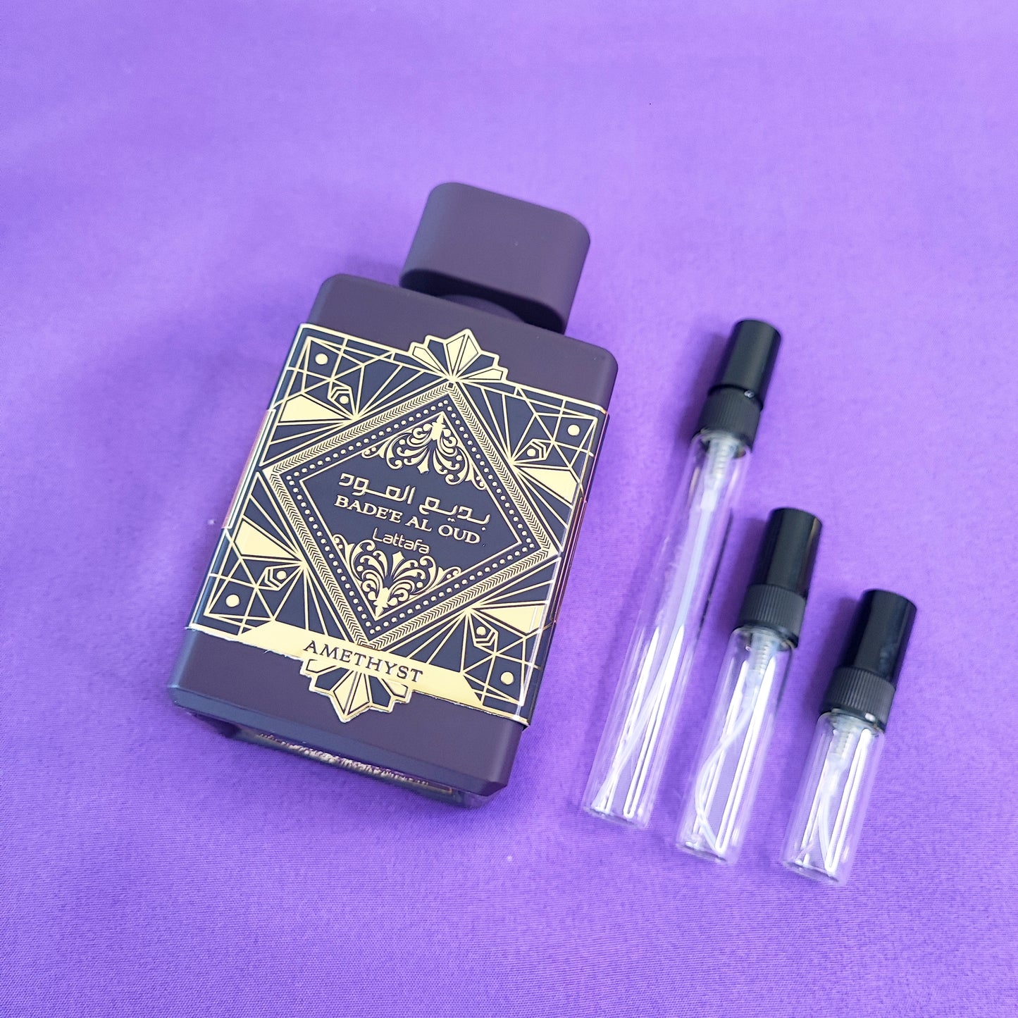 Badee Al Oud Amethyst EDP by Lattafa (Decant)