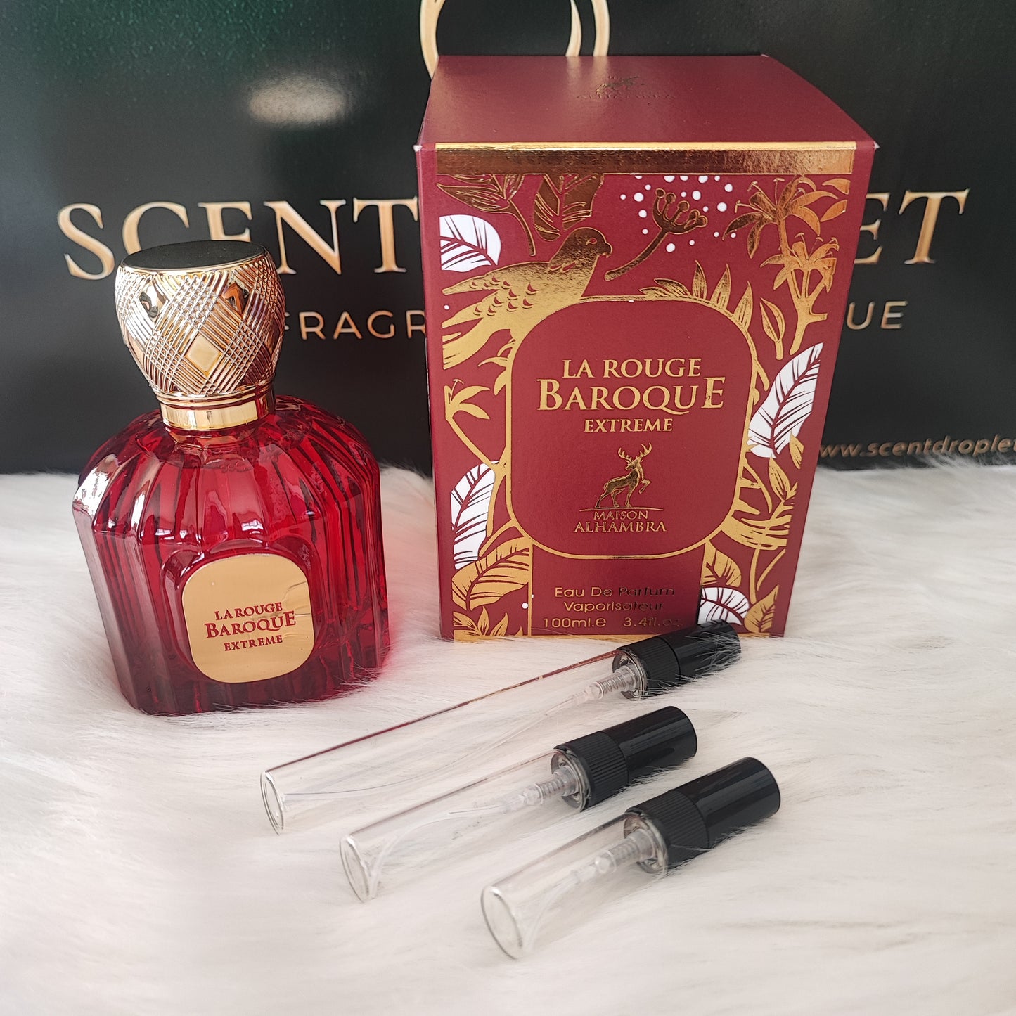La Rouge Baroque Extreme by Maison Alhambra EDP (Decant)