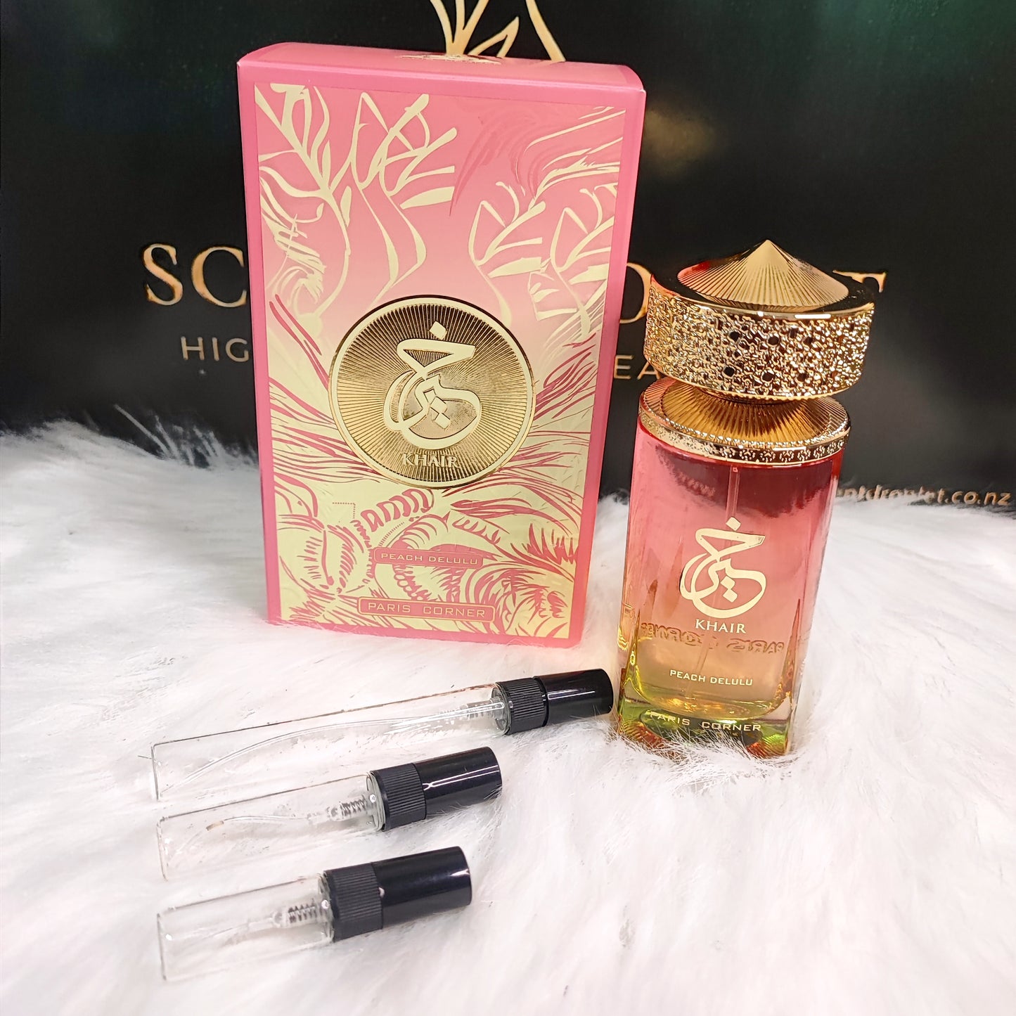 Khair Peach Delulu by Paris Corner EDP (Decant)