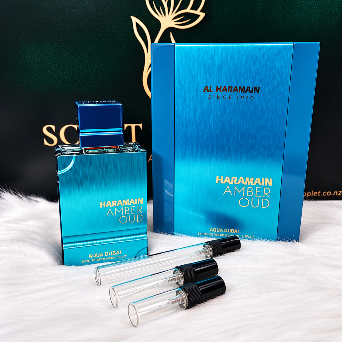 Amber Oud Aqua Dubai by Al Haramain EDP (Decant)