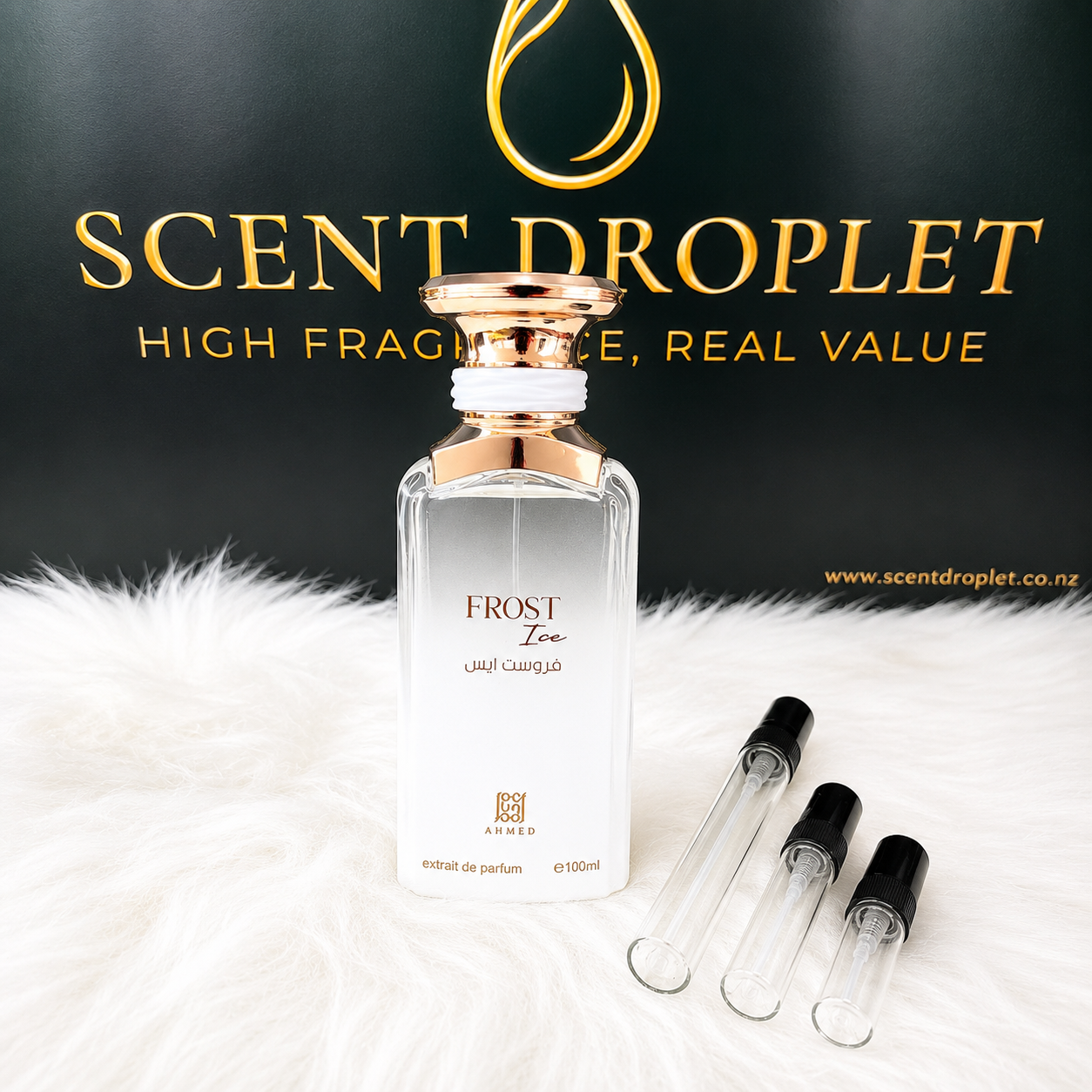 Frost Ice by Ahmed Al Maghribi Eau de Parfum (Decant)