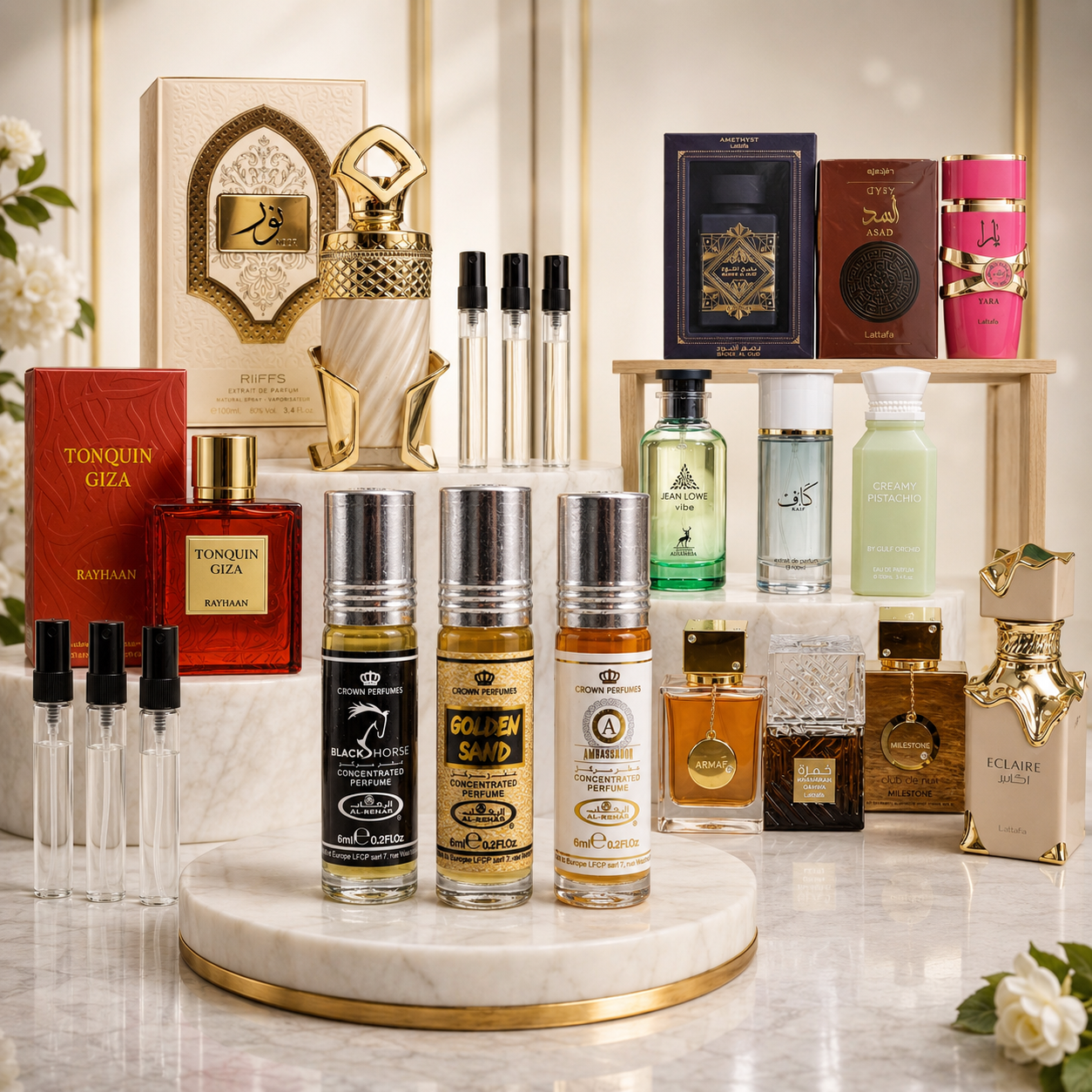 Layering Power Trio – 1 × 6ml Perfume Oil + 2 × 1ml Perfume Decants