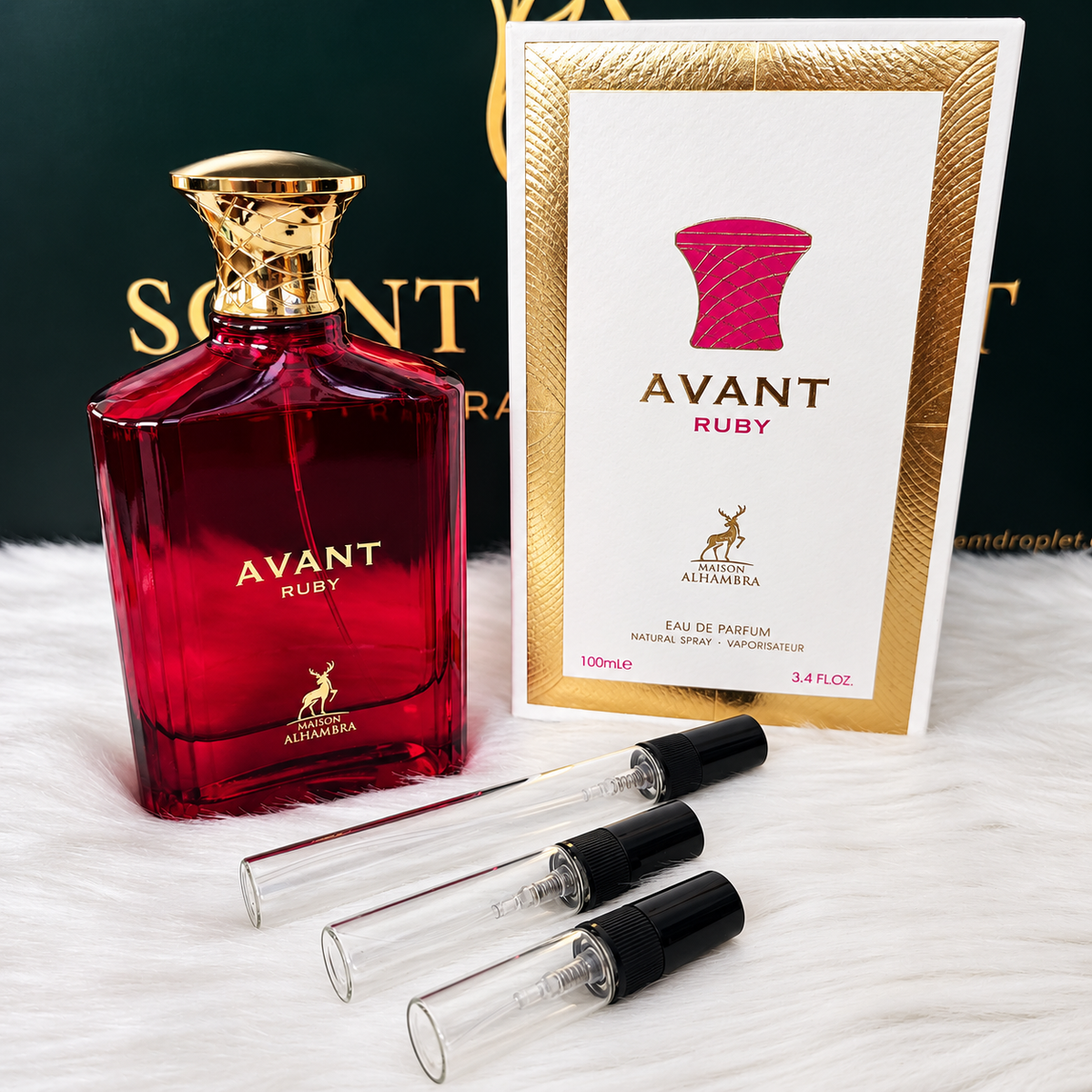 Avant Ruby by Maison Alhambra EDP (Decant)