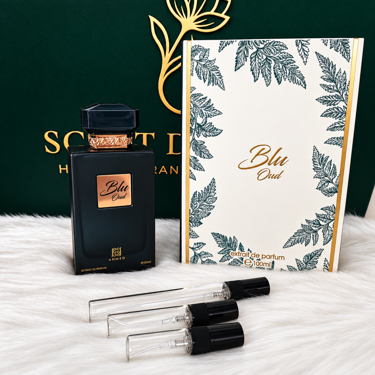 Blu Oud by Ahmed Al Maghribi Extrait (Decant)