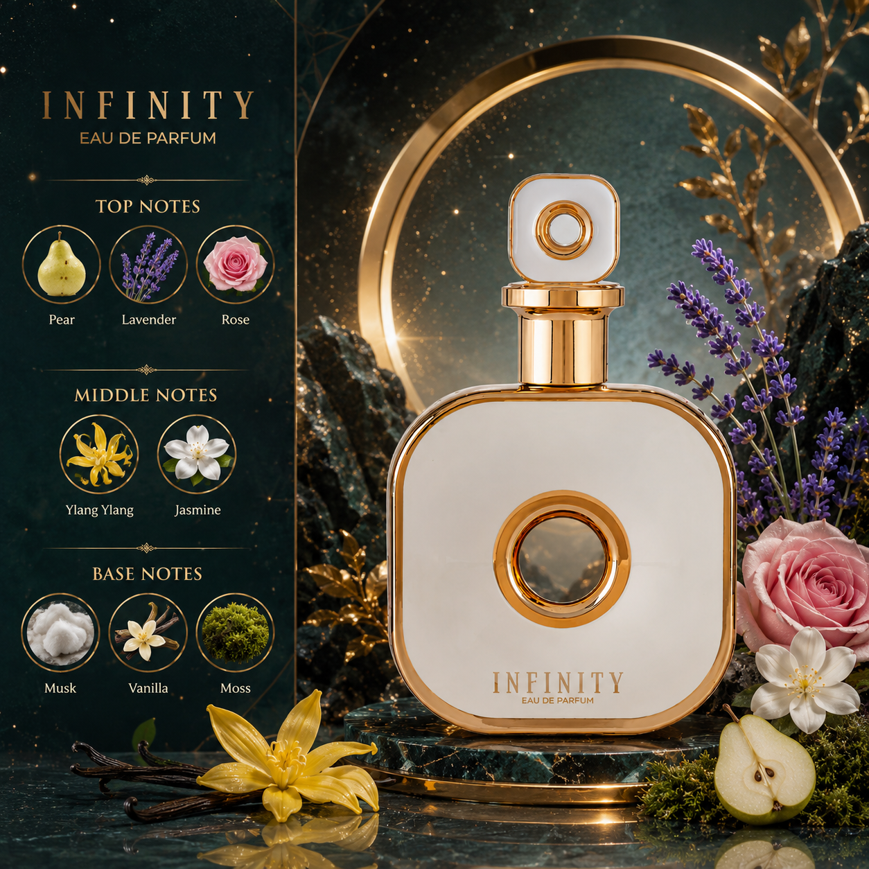 Infinity Gold by Armaf EDP for Women (Decant)