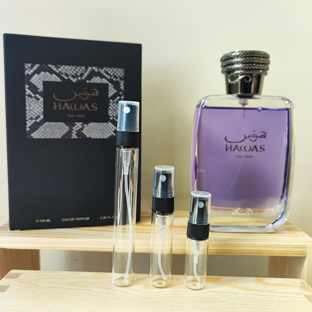 Rasasi Hawas For Him EDP (Decant)