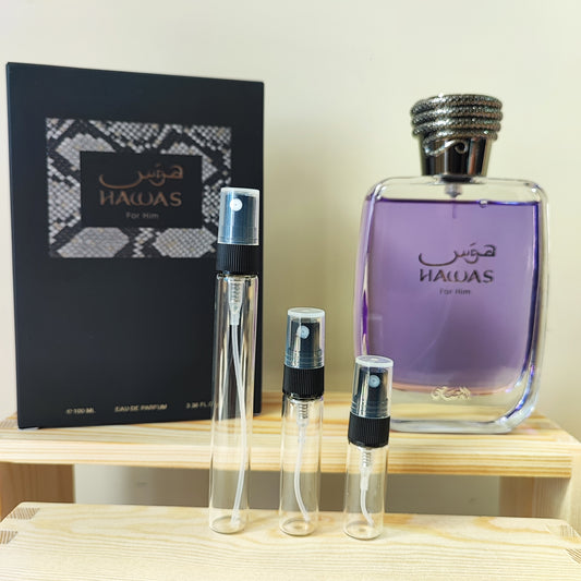Rasasi Hawas For Him EDP (Decant)