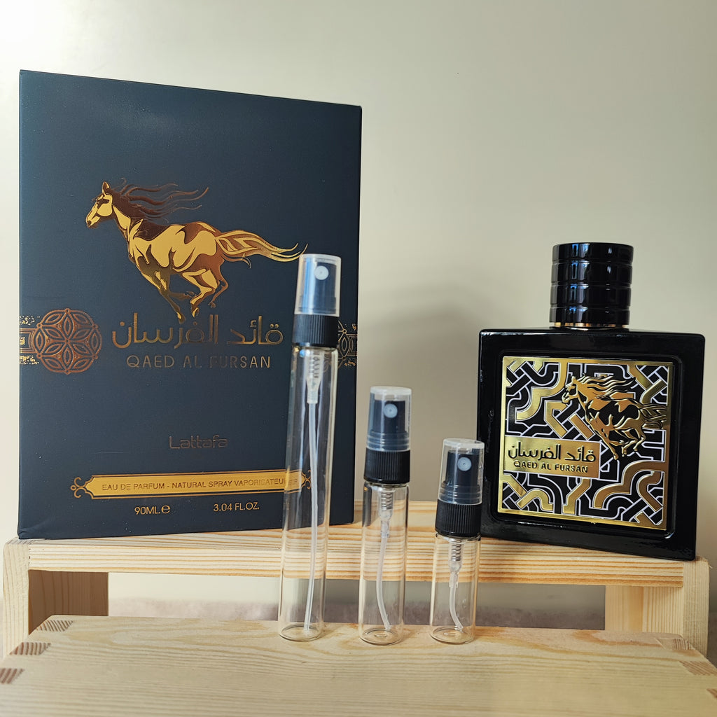 Qaed Al Fursan by Lattafa (Decant)