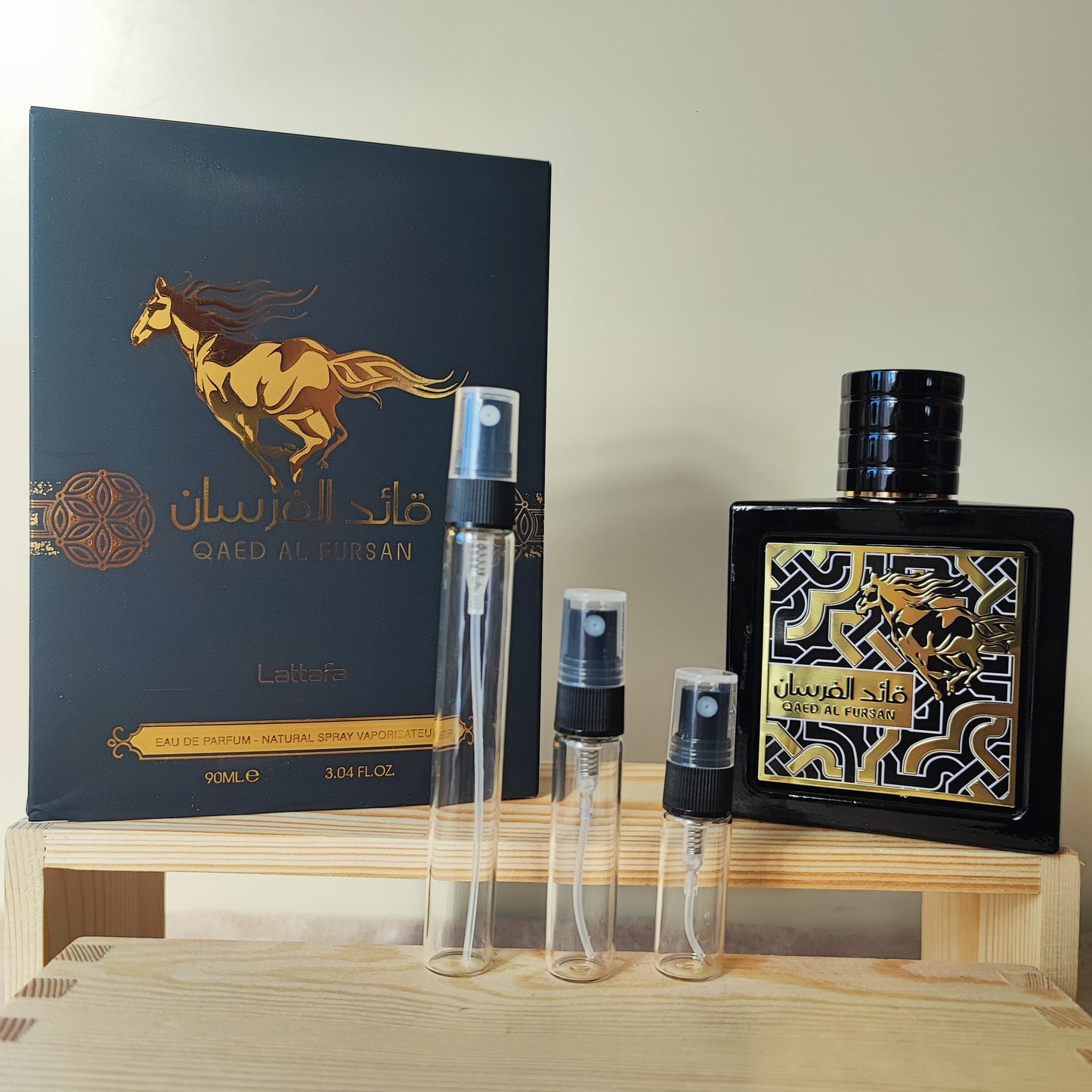Qaed Al Fursan by Lattafa Eau De Parfum (Decant)