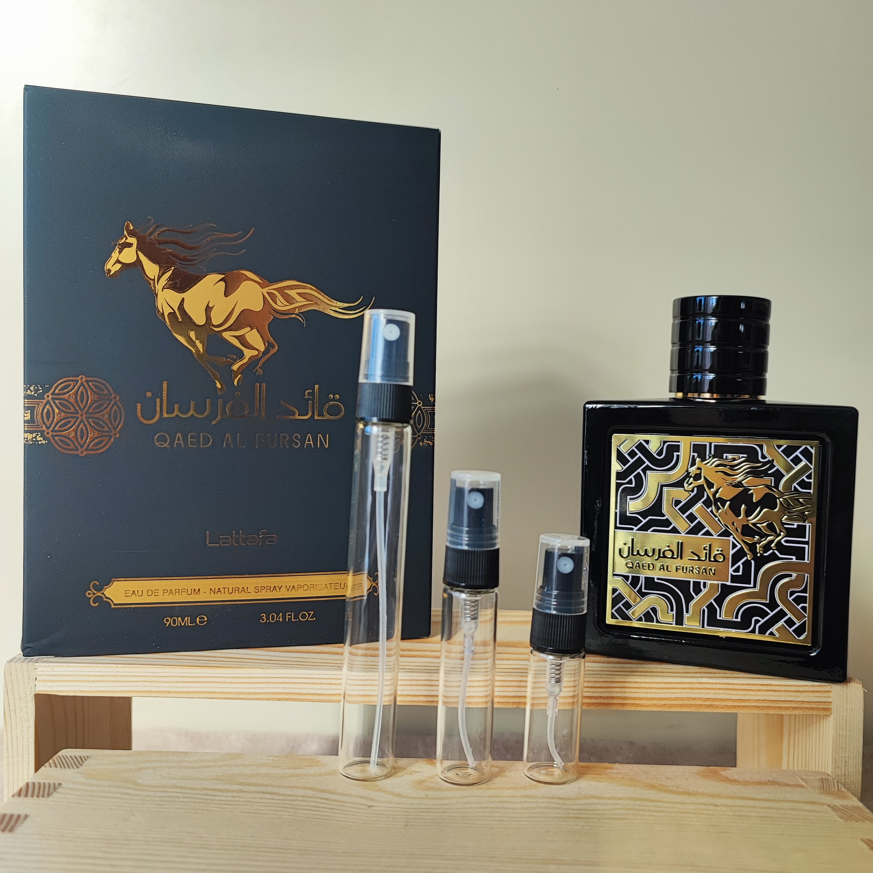 Qaed Al Fursan by Lattafa (Decant)