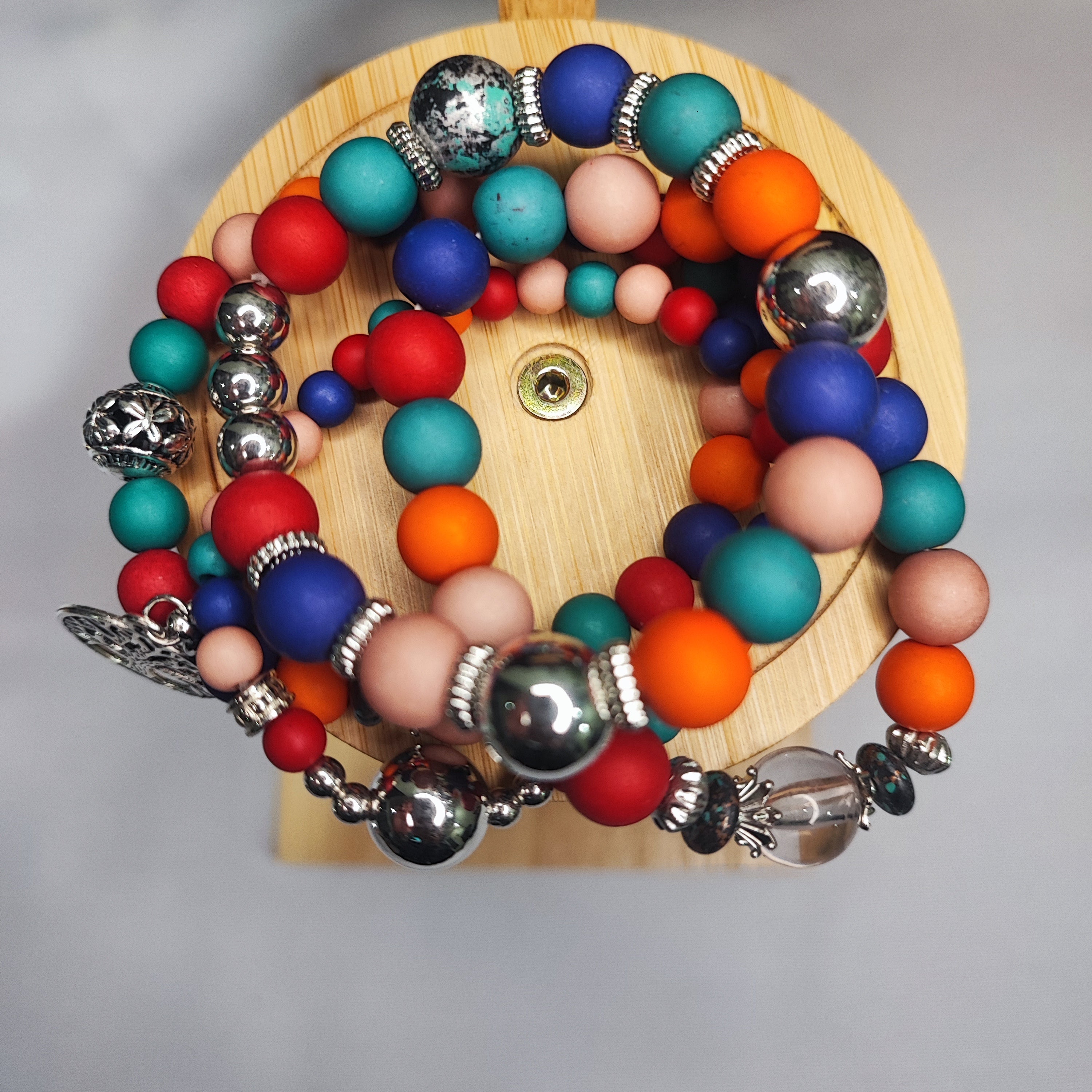 4-Piece Tree of Life Bracelet Set