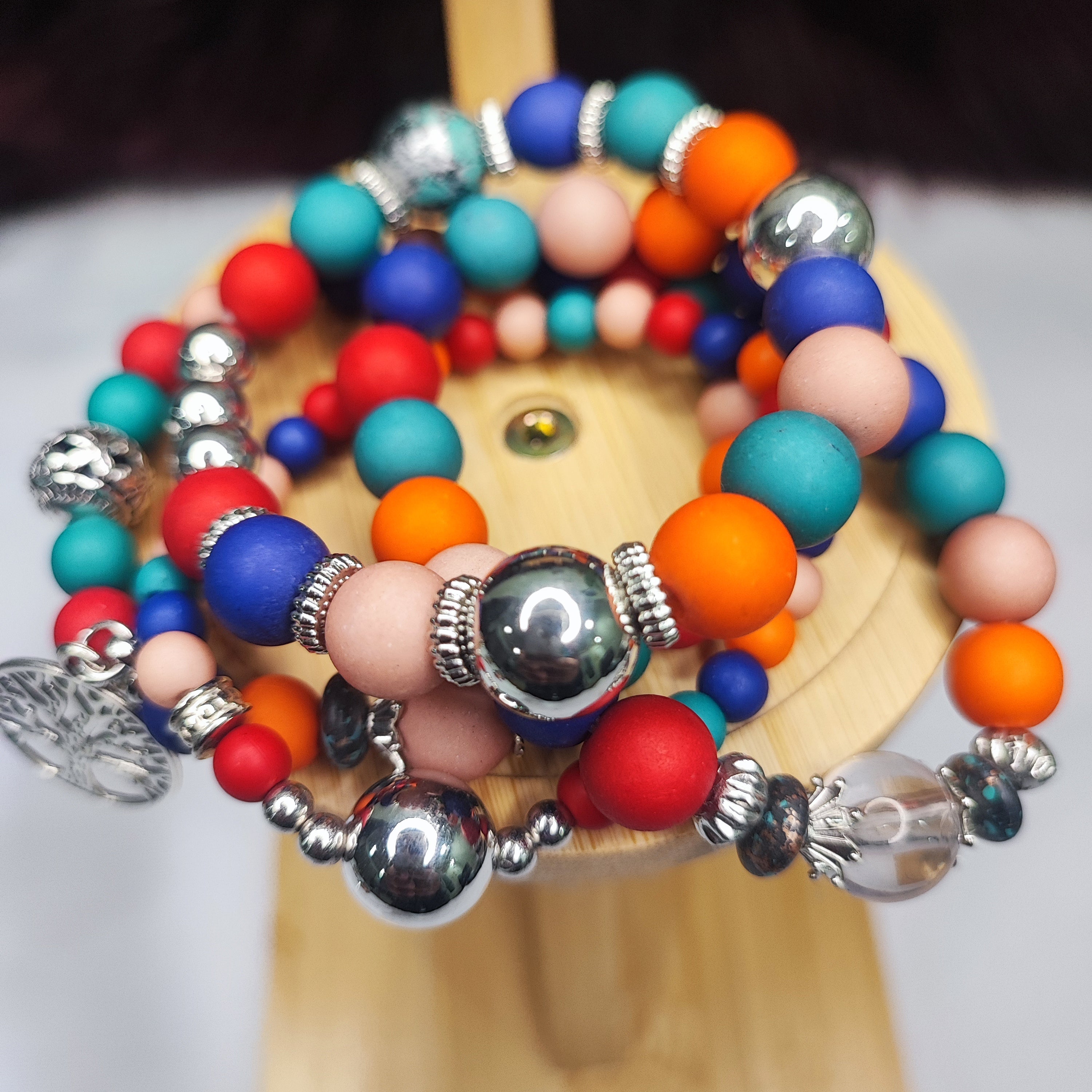 4-Piece Tree of Life Bracelet Set