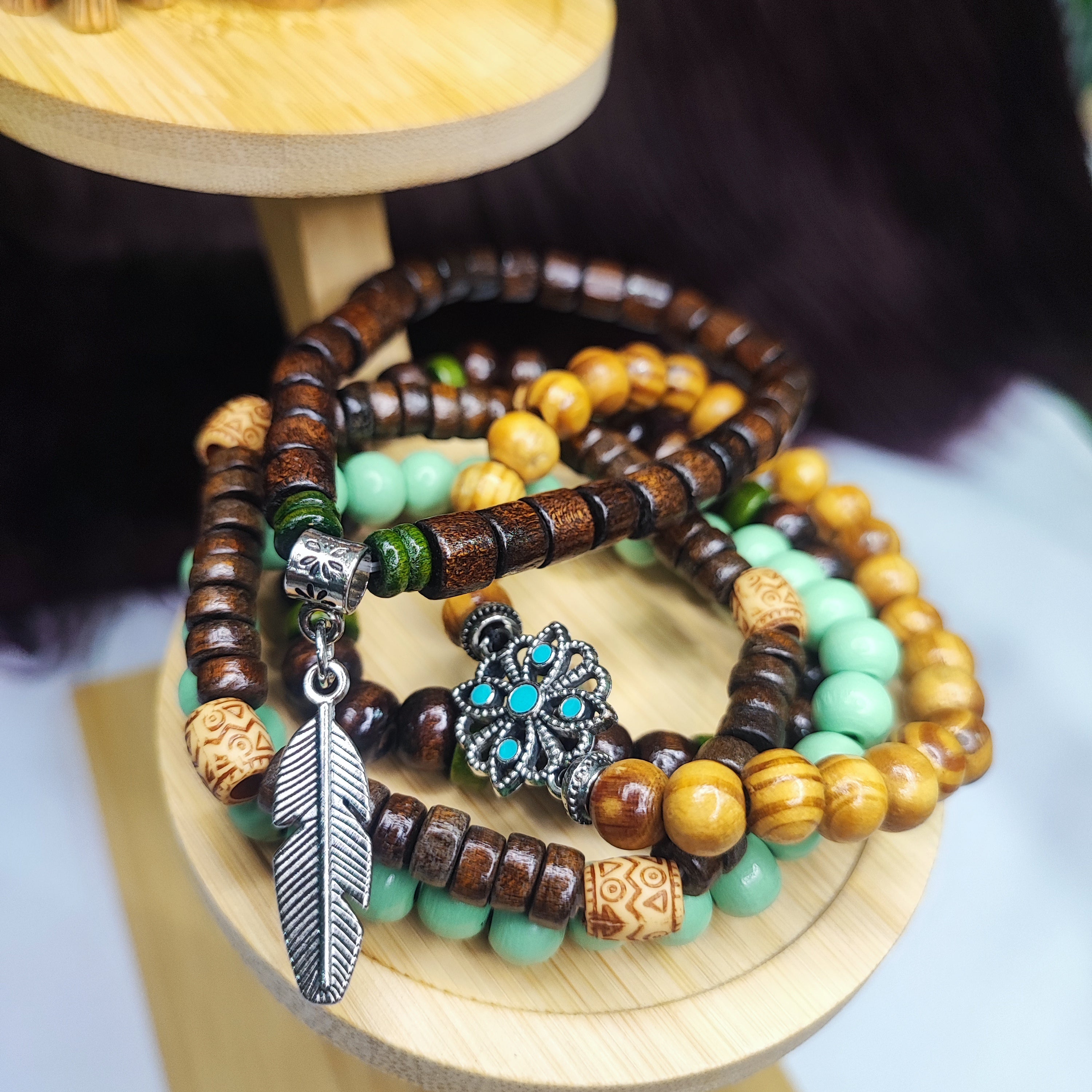 Boho Bracelet - Fern