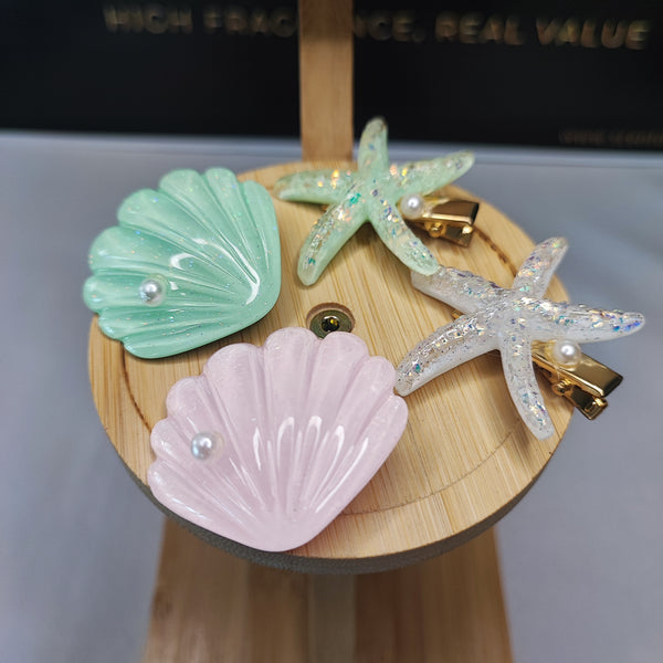 Ocean Theme Pearl - Hair Clips
