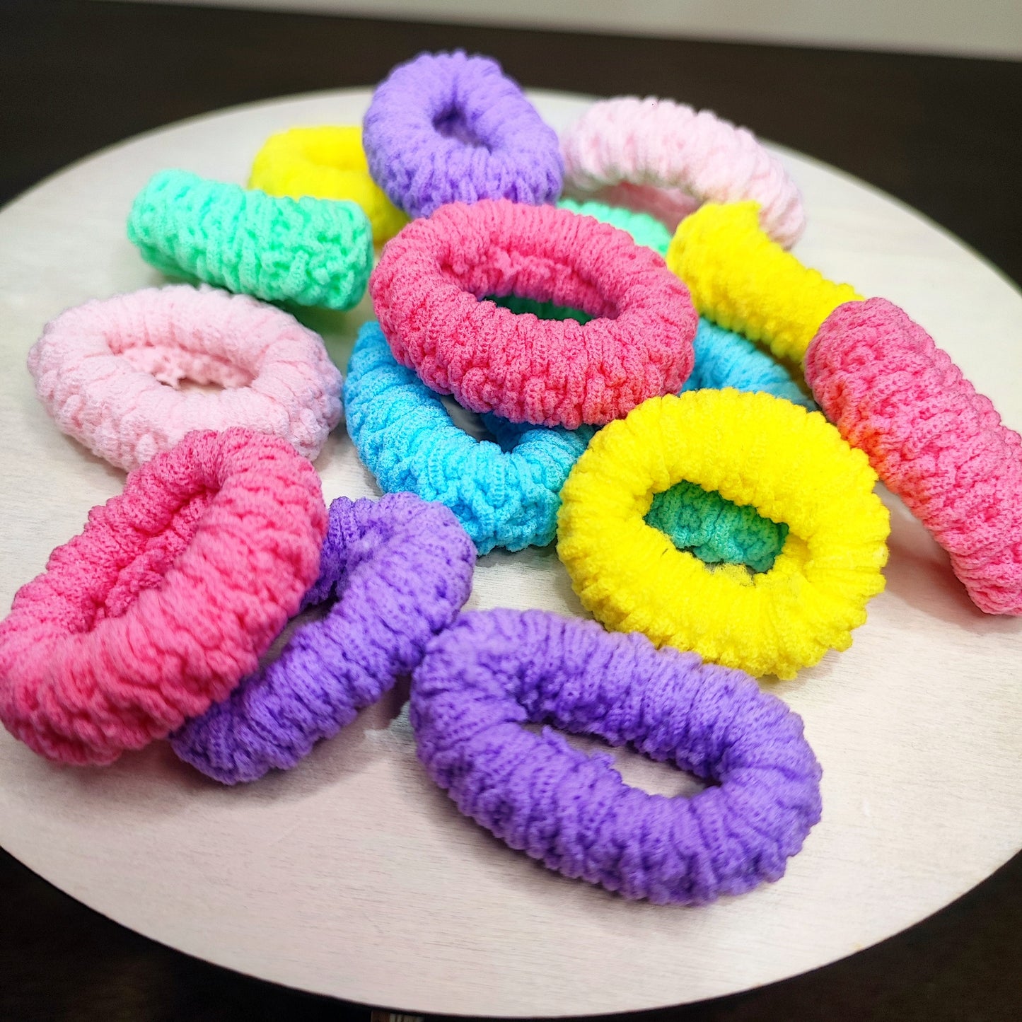 15 Piece Colourful Hair Ties