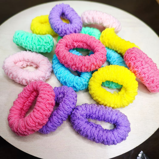 15 Piece Colourful Hair Ties