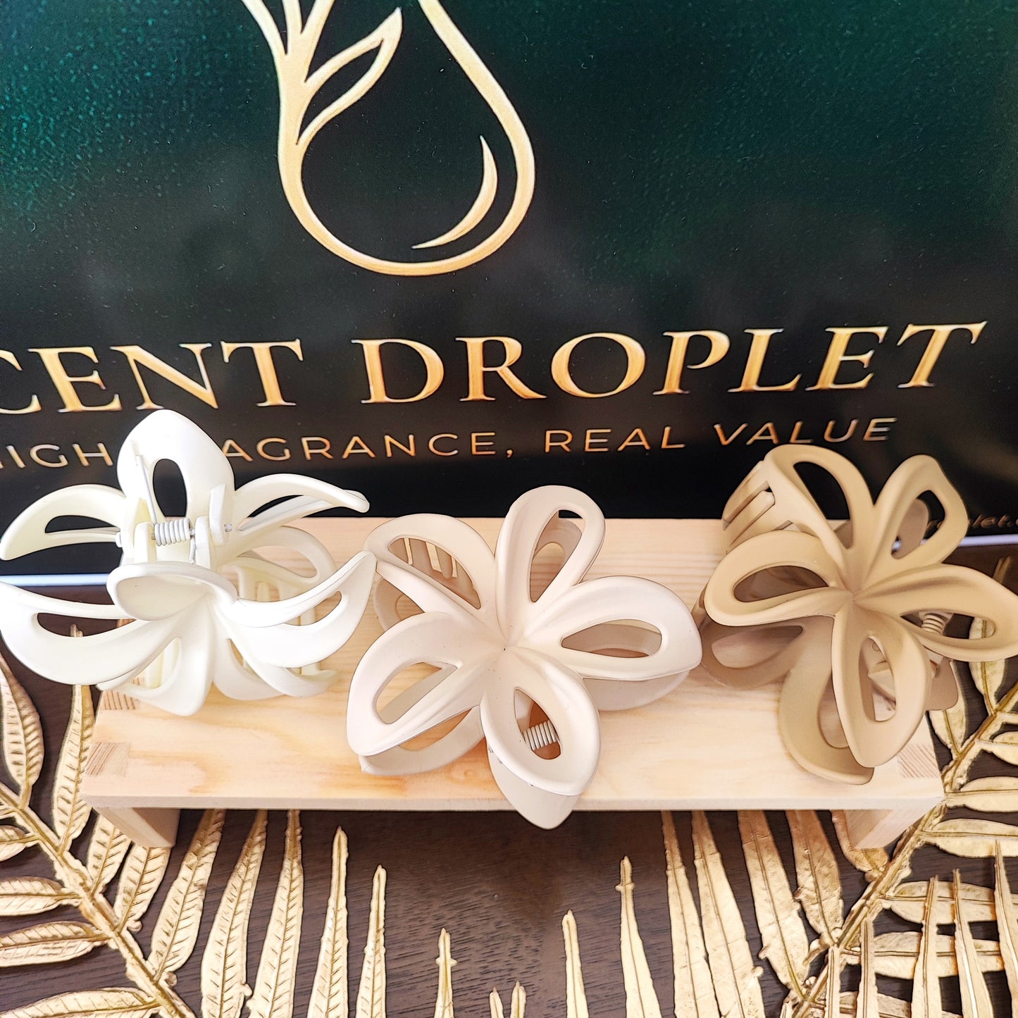 1 piece Beautiful Flower Hair Claw Clip
