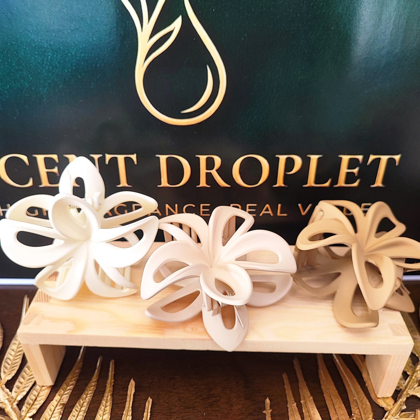 1 piece Beautiful Flower Hair Claw Clip