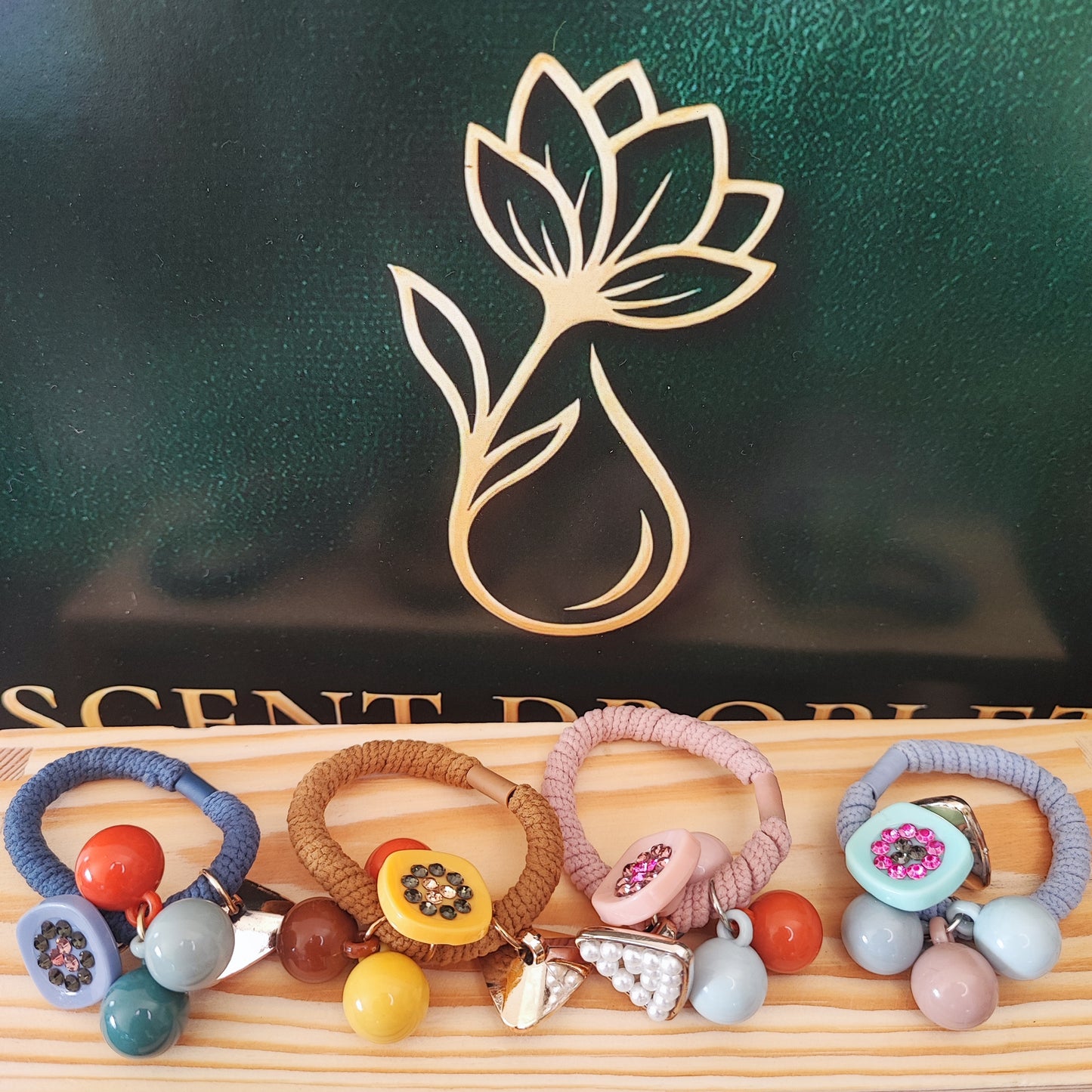 Fancy Hair Tie Set — 4 Pieces