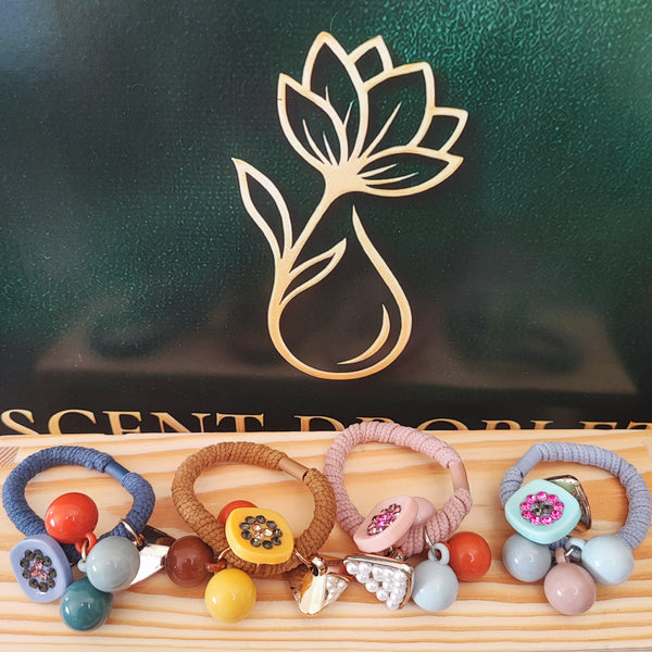 Fancy Hair Tie Set — 4 Pieces