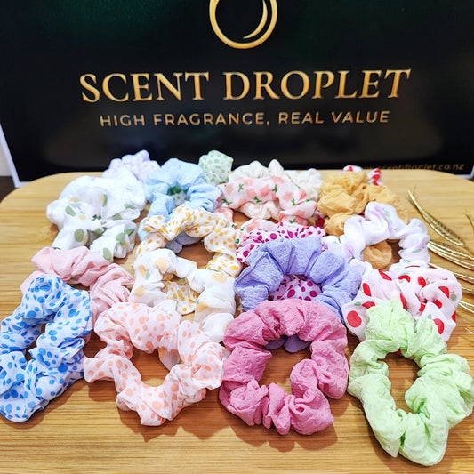 20 Pieces Pastel Coloured Scrunchies