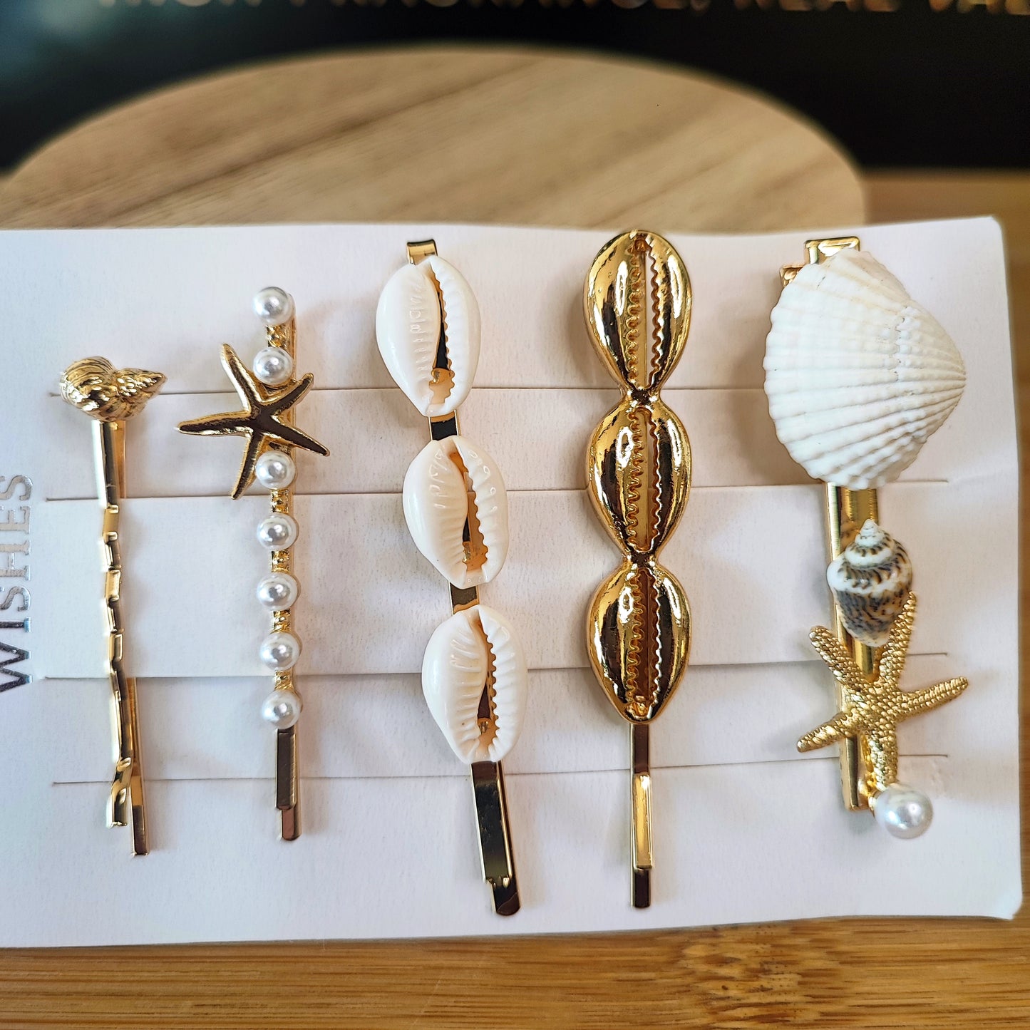 5 Piece Ocean Themed Hair Pin Set