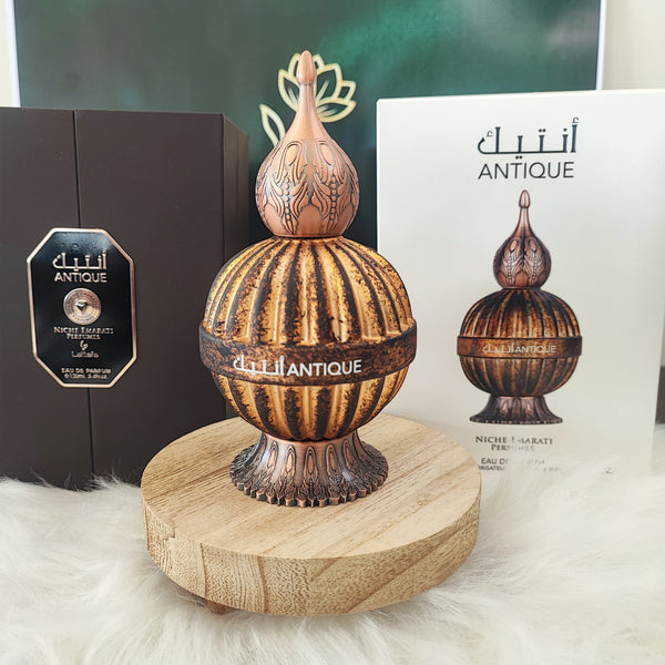 Niche Emarati Antique by Lattafa EDP (Decant)