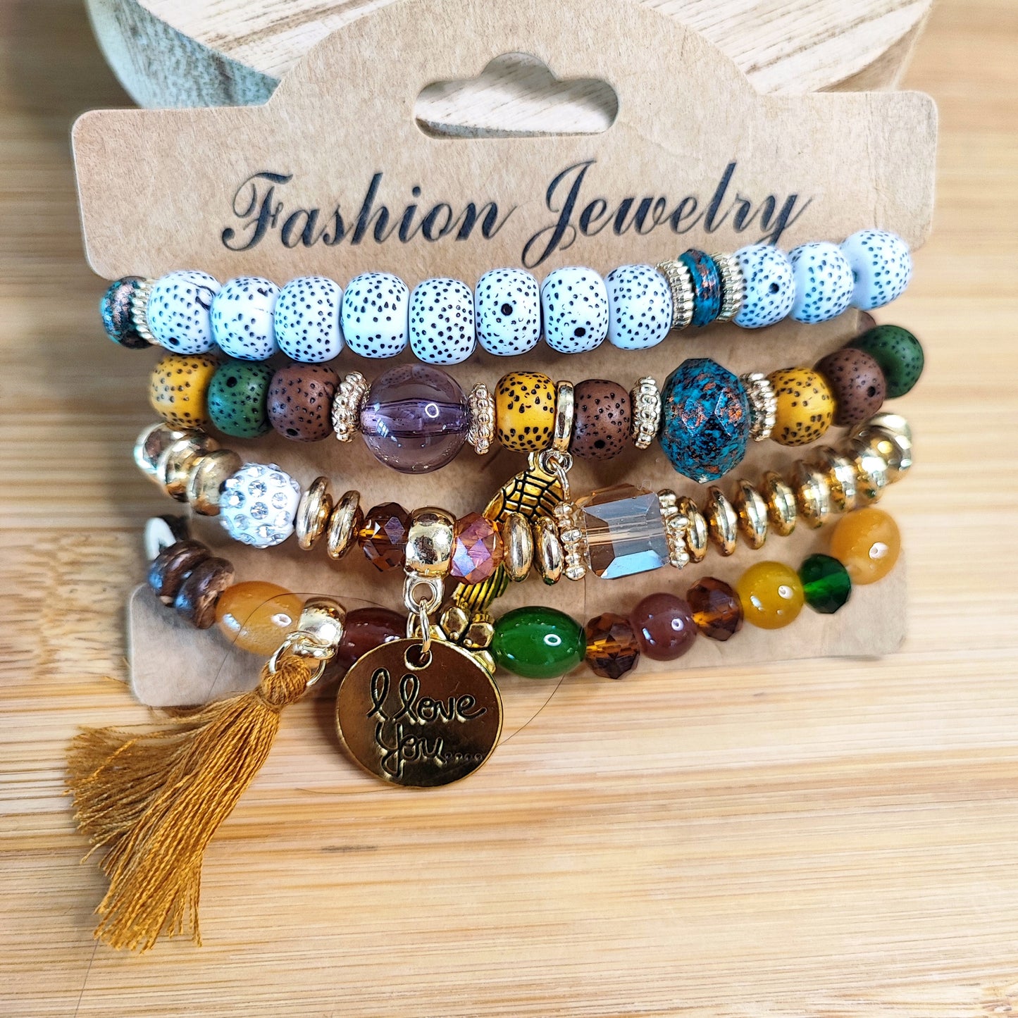Multilayer Beaded Bracelet Set