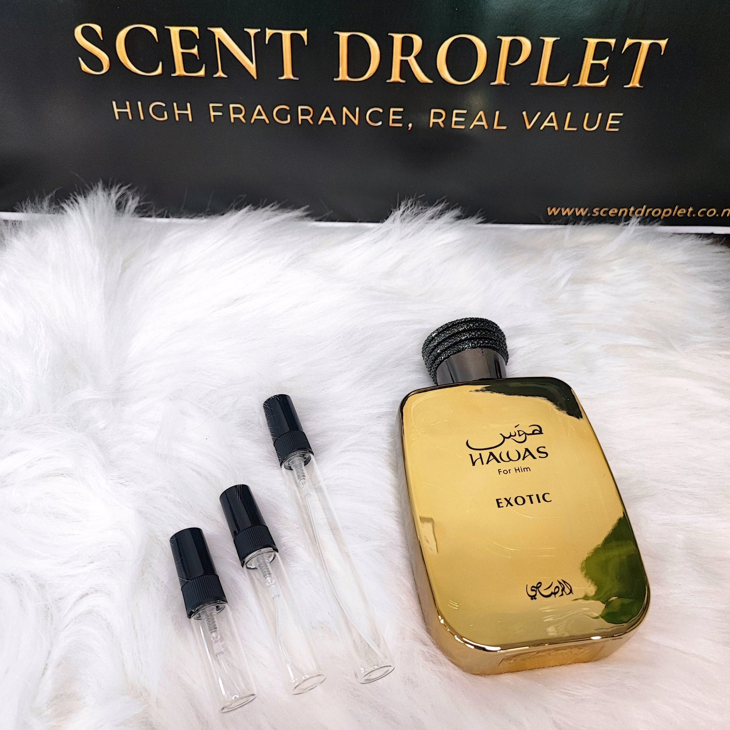 Hawas Exotic by Rasasi Eau De Parfum (Decant)