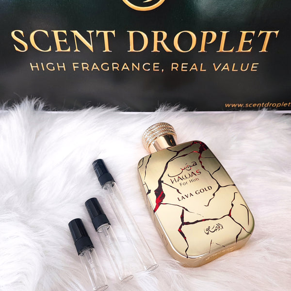 Hawas Lava Gold by Rasasi EDP (Decant)