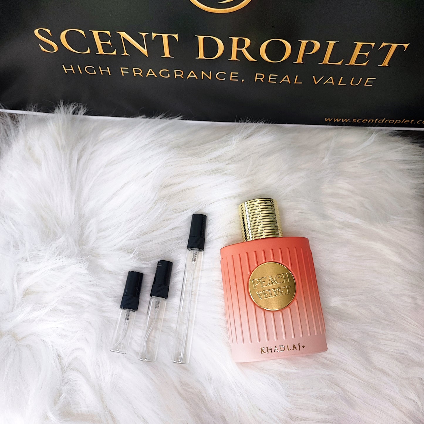 Peach Velvet Extrait by Khadlaj (Decant)