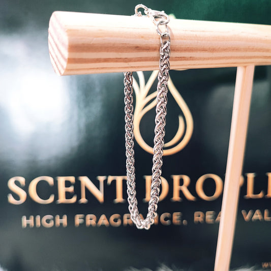 Silver Wheat Chain Bracelet