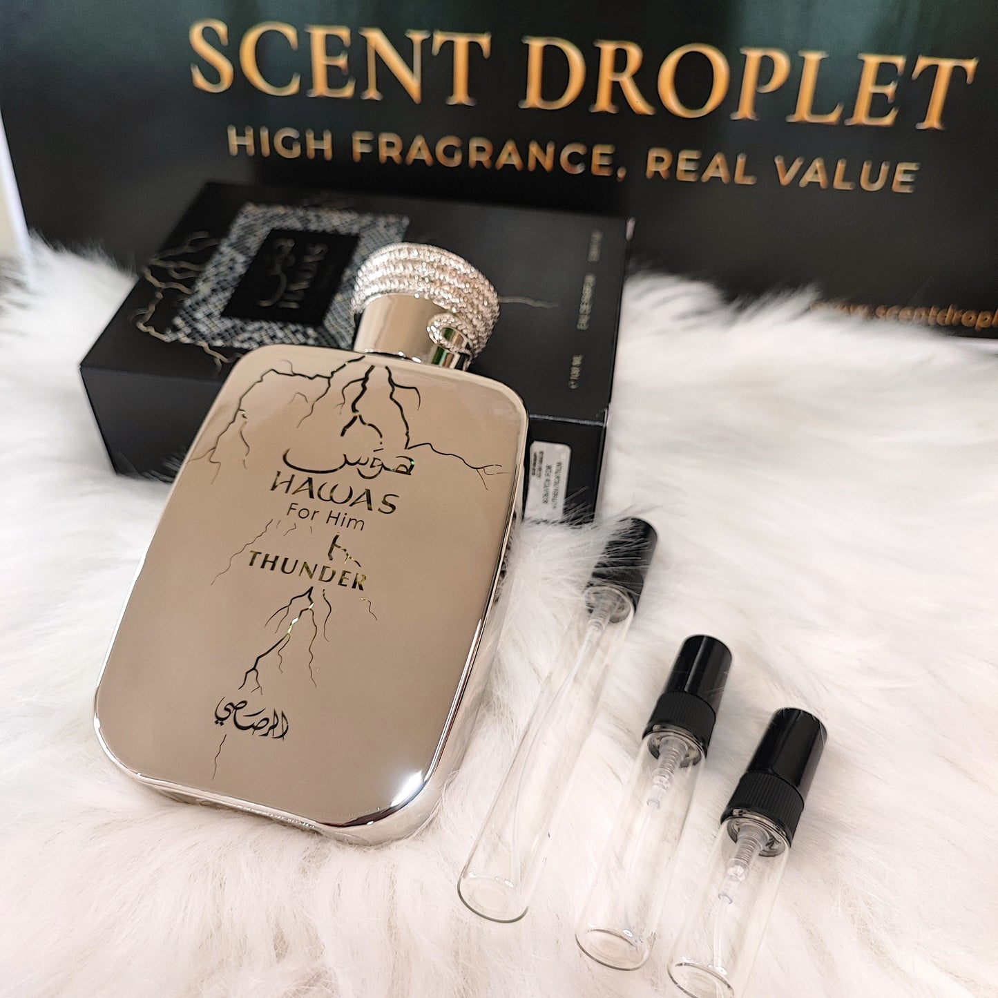 Hawas Thunder by Rasasi Eau de Parfum (Decant)