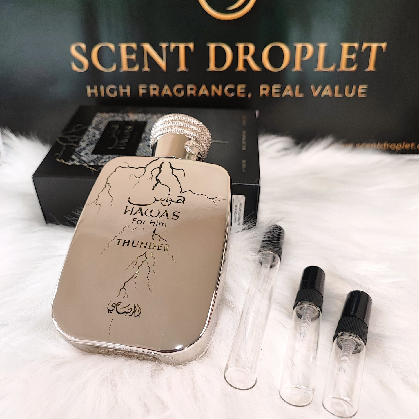 Hawas Thunder by Rasasi Eau de Parfum (Decant)