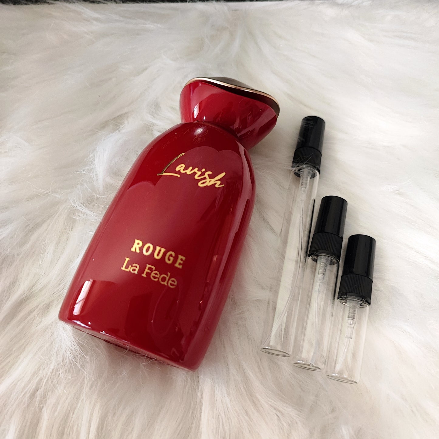 La Fede Lavish Rouge by Khadlaj EDP (Decant)