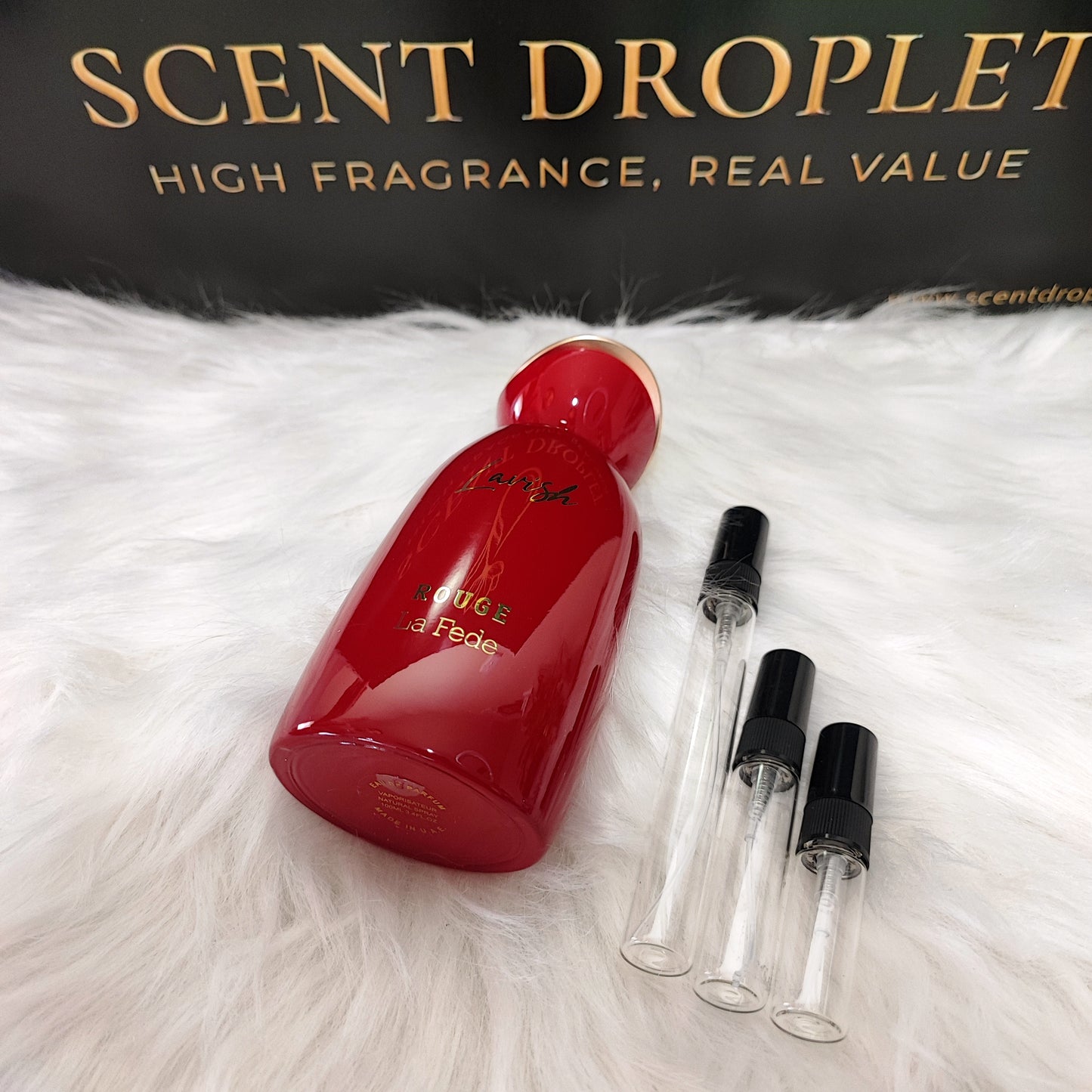 La Fede Lavish Rouge by Khadlaj EDP (Decant)