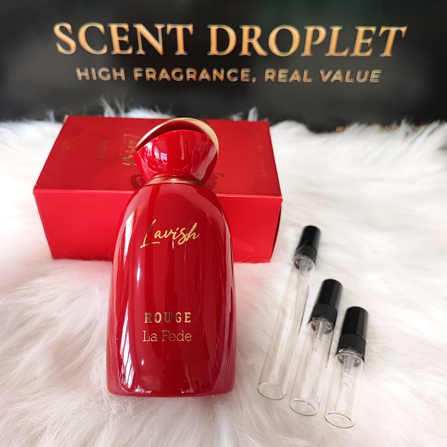 La Fede Lavish Rouge by Khadlaj EDP (Decant)