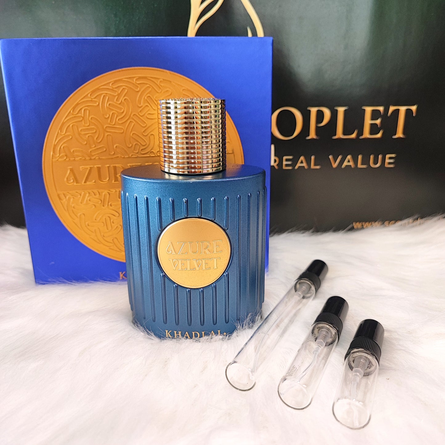 Azure Velvet by Khadlaj Extrait De Parfum (Decant)