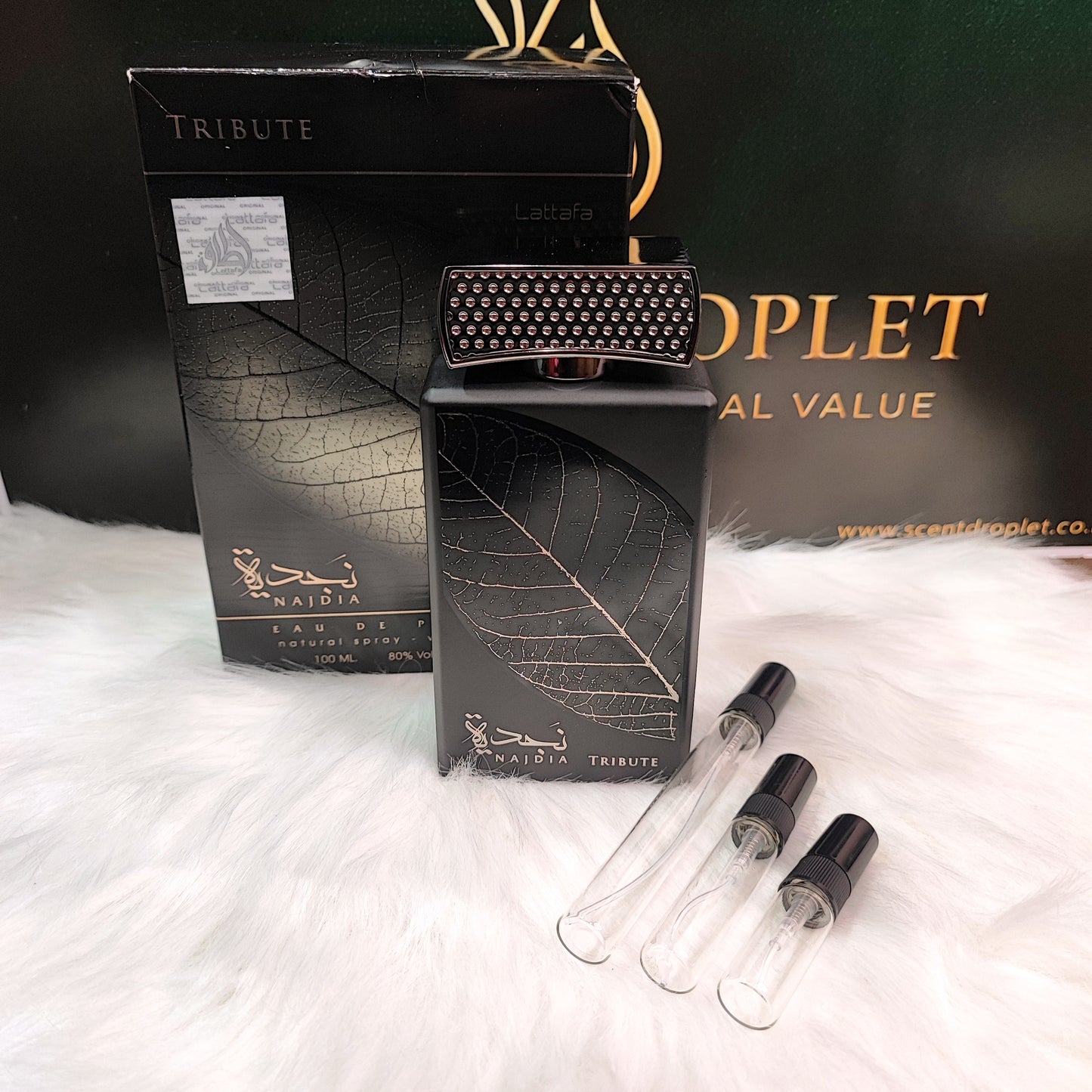 Najdia Tribute by Lattafa Eau de Parfum (Decant)