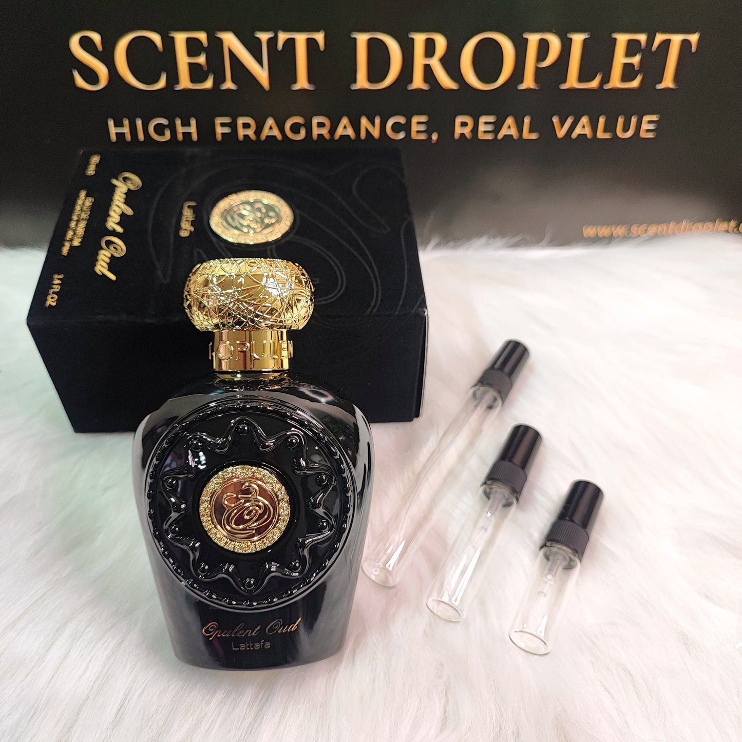 Opulent Oud by Lattafa Eau de Parfum (Decant)