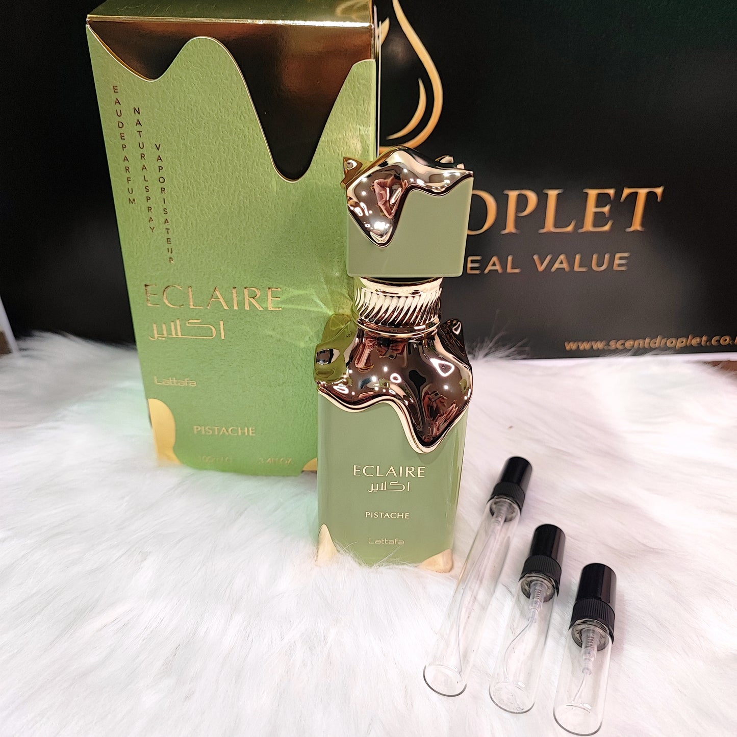 Eclaire Pistache by Lattafa Eau de Parfum (Decant)