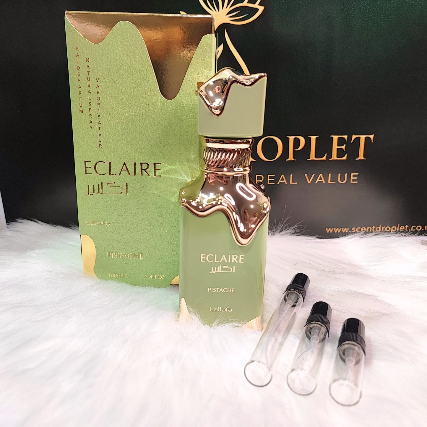 Eclaire Pistache by Lattafa Eau de Parfum (Decant)