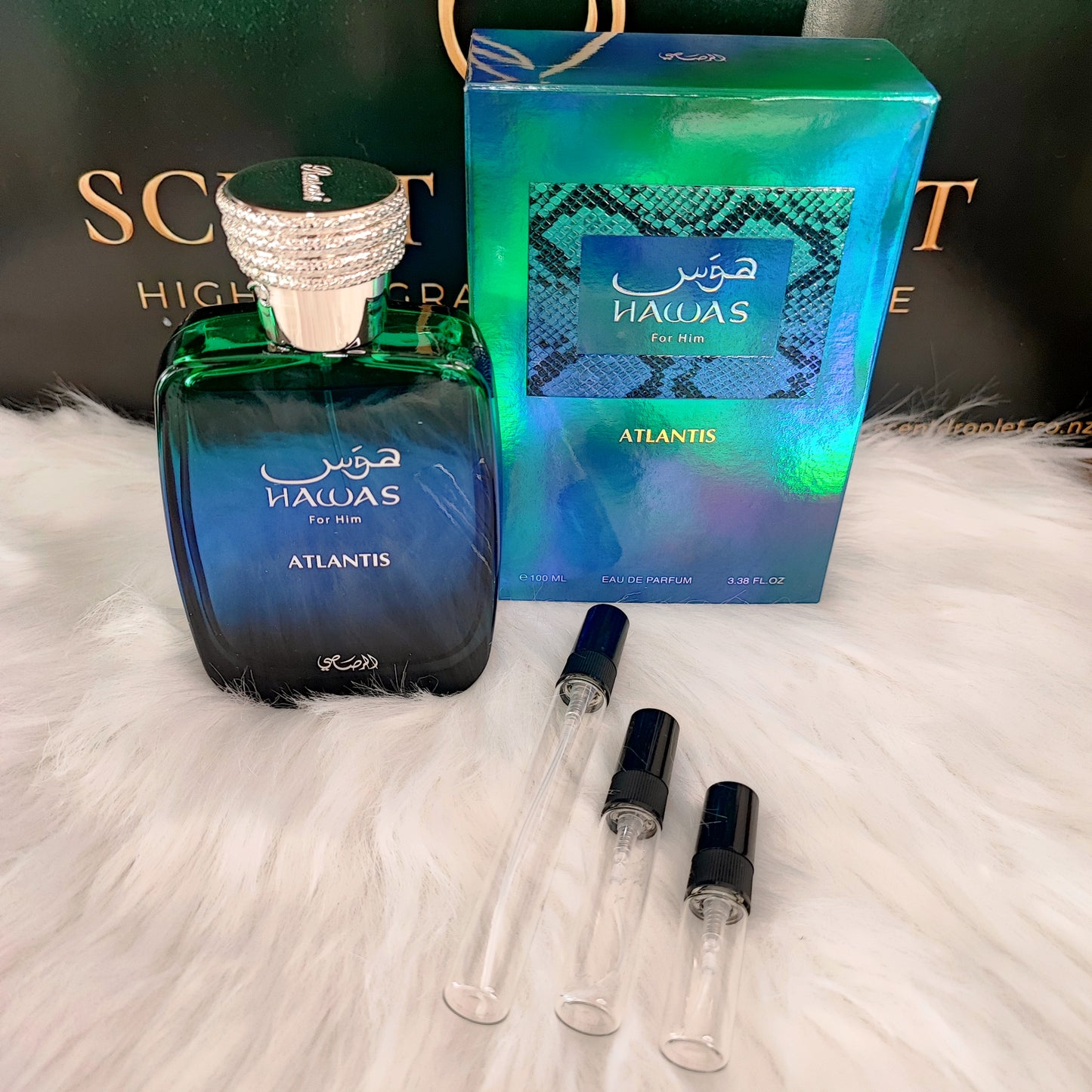 Hawas Atlantis by Rasasi Eau de Parfum (Decant)