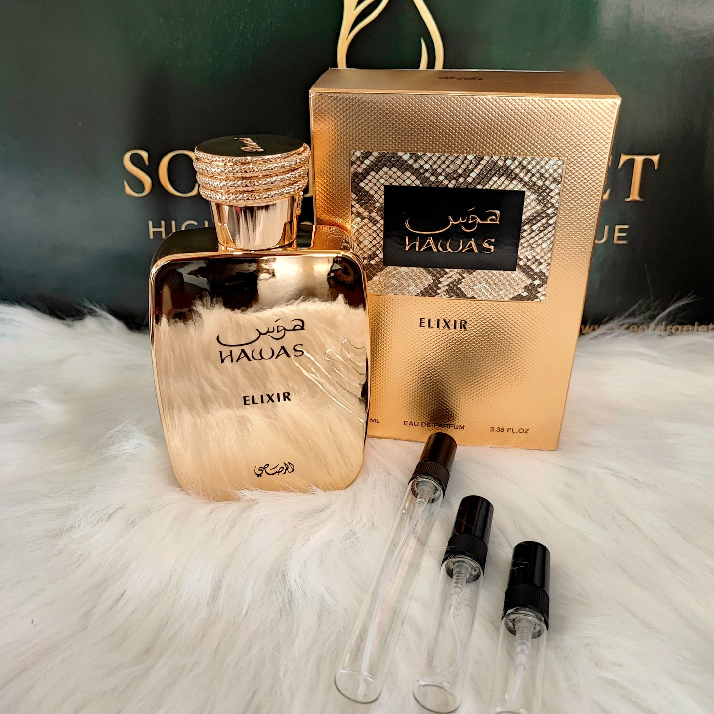 Hawas Elixir by Rasasi Eau de Parfum (Decant)