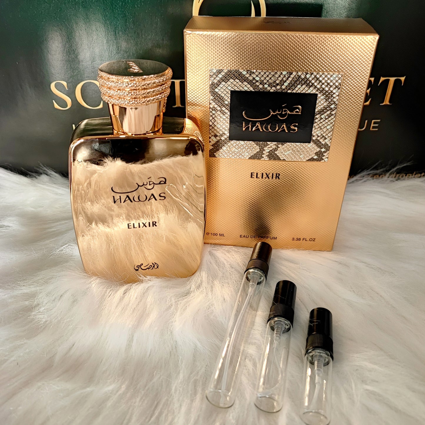 Hawas Elixir by Rasasi Eau de Parfum (Decant)