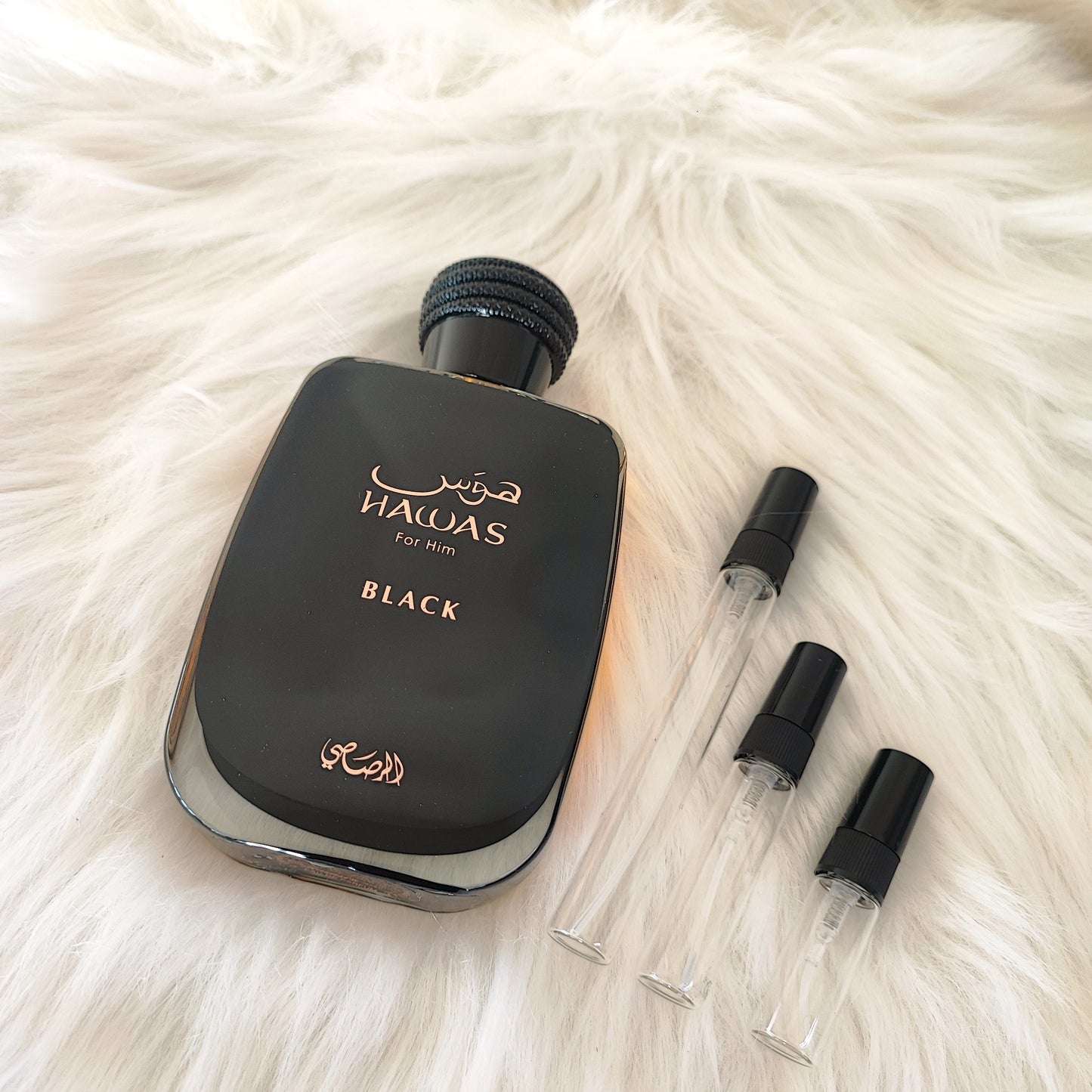 Hawas Black by Rasasi Eau de Parfum (Decant)