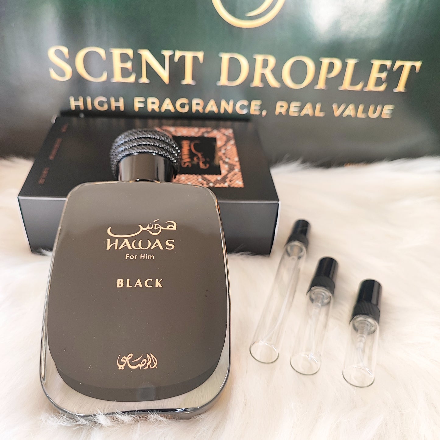 Hawas Black by Rasasi Eau de Parfum (Decant)