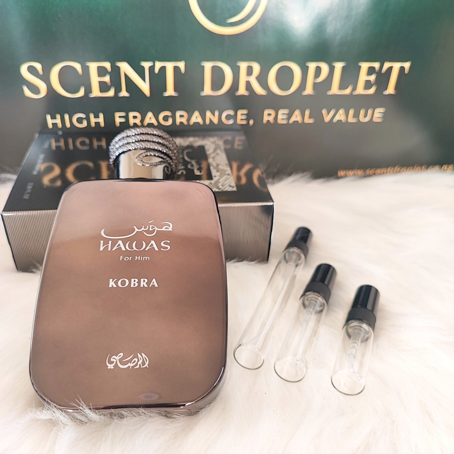 Hawas Kobra by Rasasi Eau de Parfum (Decant)