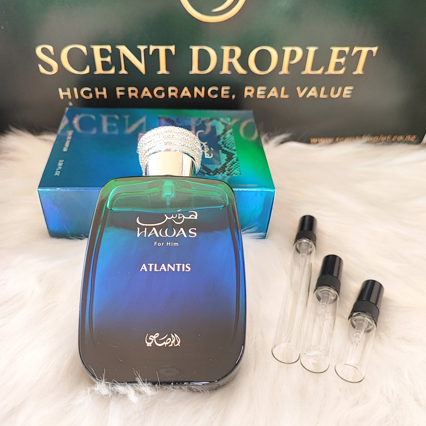 Hawas Atlantis by Rasasi Eau de Parfum (Decant)