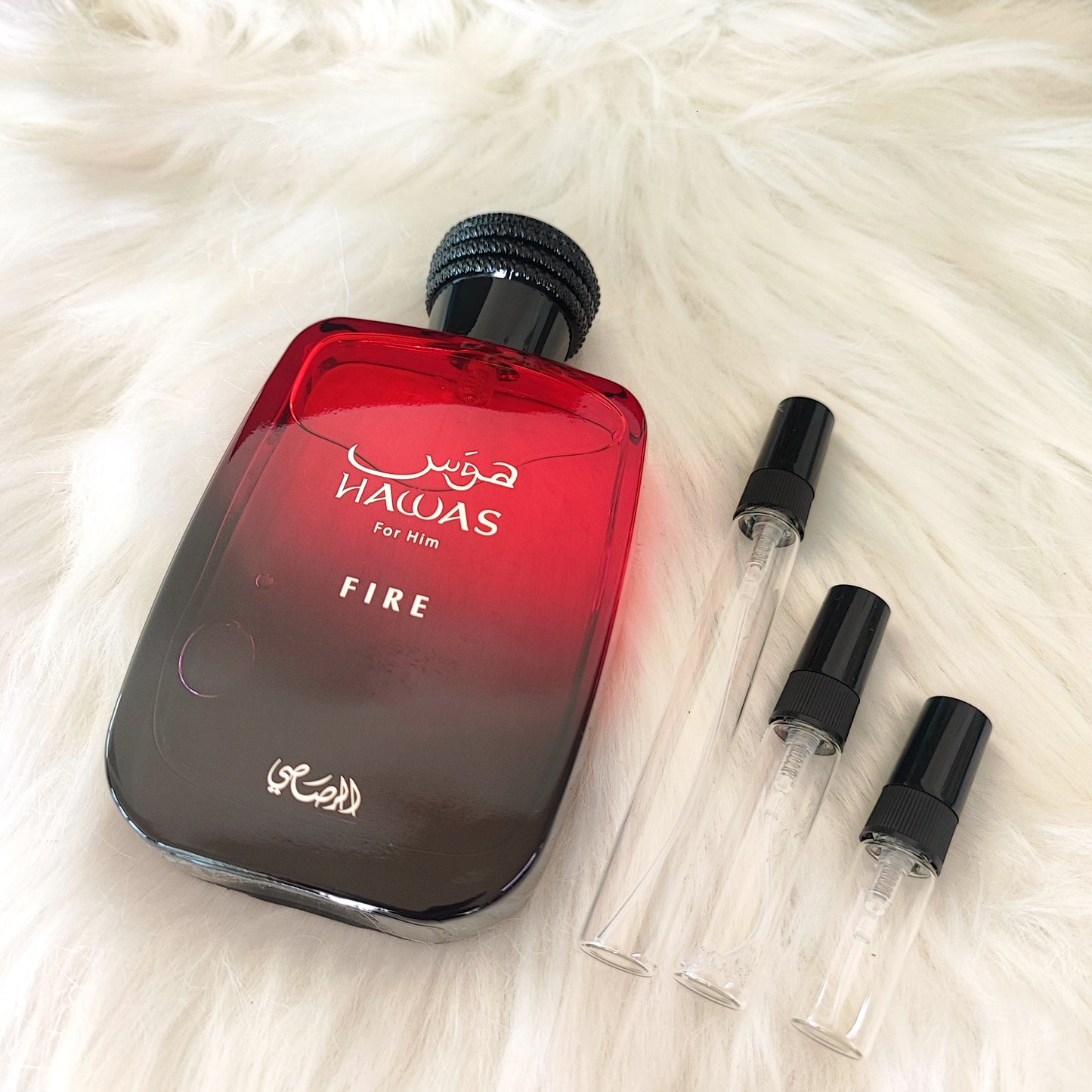 Hawas Fire by Rasasi Eau de Parfum (Decant)